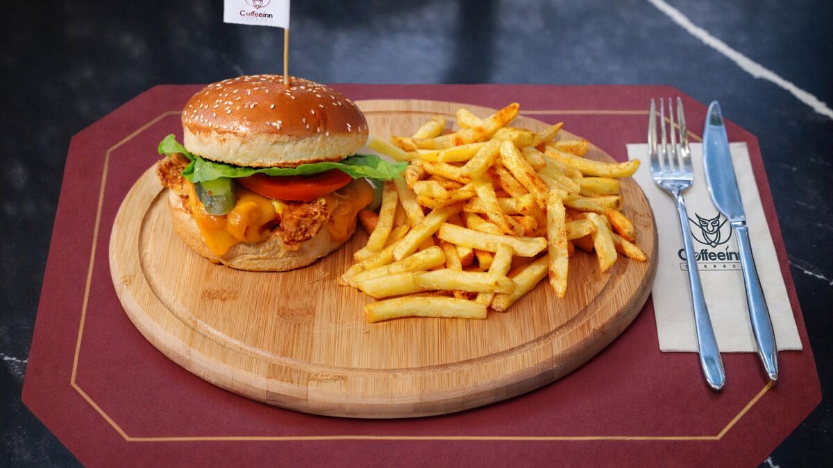 EL YAPIMI ÇITIR TAVUKBURGER MENÜ